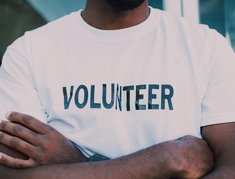 Photo of a volunteer TShirt Photo of a volunteer TShirt