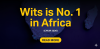 Wits is ranked number one in Africa 