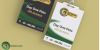 Image shows lanyards for conference 