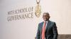 Professor Themba Maseko standing outside WSG