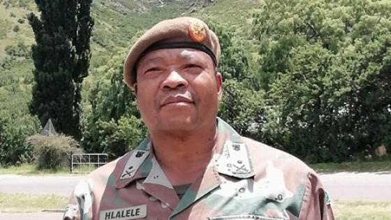 Gen Molefi at work 